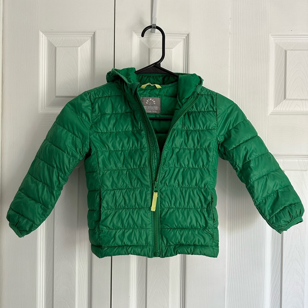 Primary size 3 green puffer